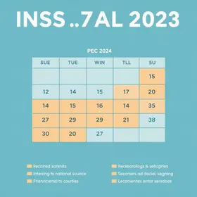 calendário do inss